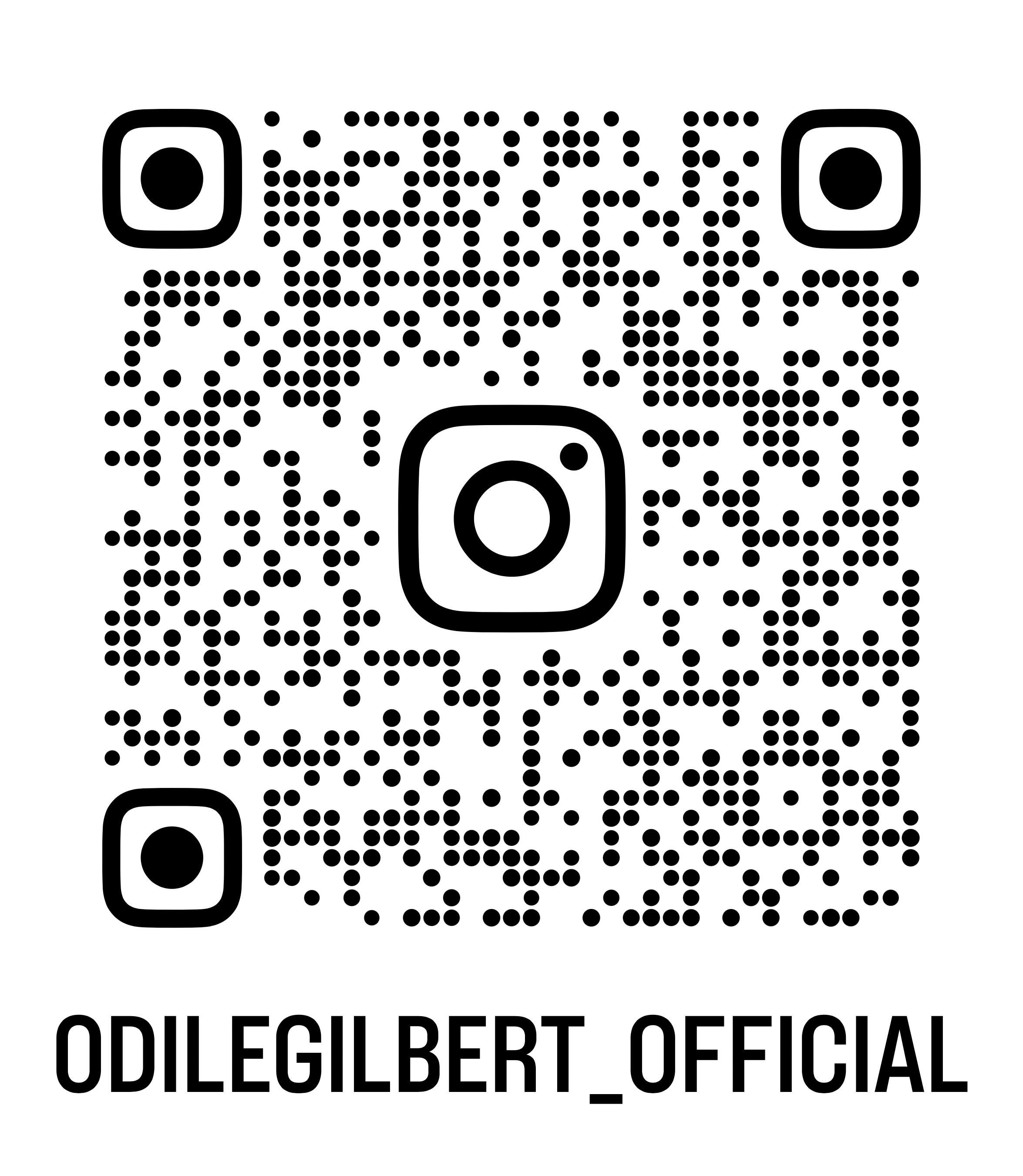 Odile GILBERT Instagram QR code