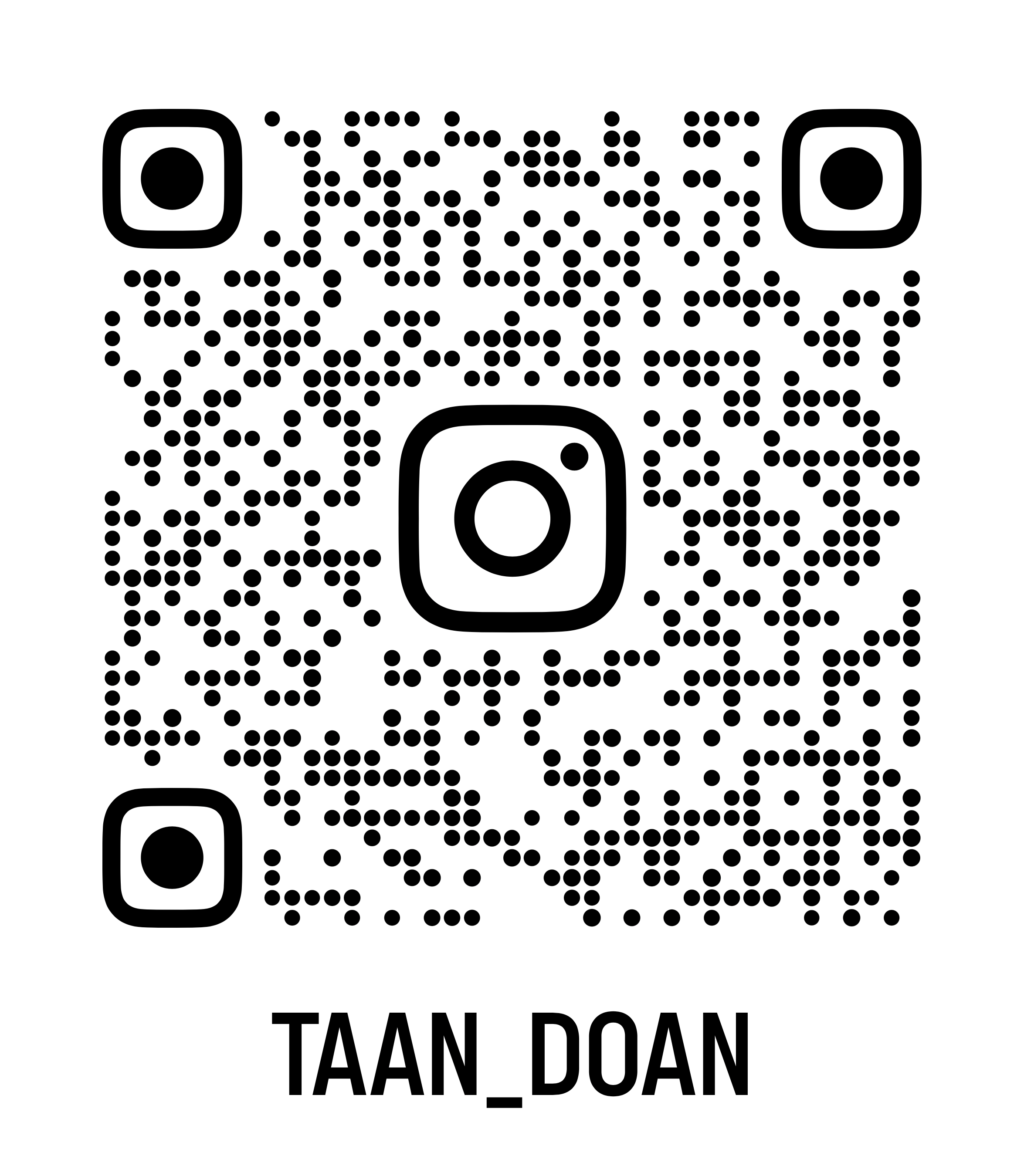 Taan Instagram QR code